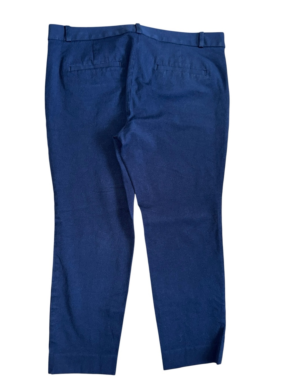 Banana Republic Sloan Capri Pants Women’s 12P Blue Stretch Career Cropped - Picture 2 of 8